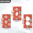 thumbnail image 7 of Yayeee Duplex Wall Plate 1-Gang 4.5"x2.7" Home Receptacle Light Switch Decorative Outlet Cover, Retro Christmas Ornaments Pattern, 7 of 7