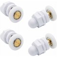 thumbnail image 5 of Jinsinto Roulettes de Douche 23mm Roue de Porte de Douche Roulettes Coulissantes de Porte de Douche Rouleaux de Porte de Douche en Laiton Accessoire de Poulie de Porte de Douche Outil de Quincaillerie 4 Pcs, 5 of 5
