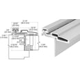 thumbnail image 3 of CRL 211HD83A Satin Anodized 83" Roton 211HD Series Heavy-Duty Half Surface With Frame Leaf Wrap-Around Continuous Hinge, 3 of 3