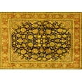 thumbnail image 1 of Ahgly Company Indoor Rectangle Persian Yellow Traditional Area Rugs, 2' x 4', 1 of 4