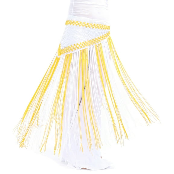 Fringe Crochet Net Spanish Flamenco Shawl Scarf Tribal Belly Dance Hip Belt