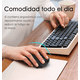 thumbnail image 2 of Mouse Inalámbrico Ergonómico BLOOSOM 6 Botones 2400dpi con Avance y Retroceso, 2 of 4