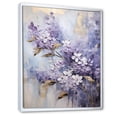 thumbnail image 2 of Designart "Dreams Of Pastel Lilacs In Purple And Gold I" Lilacs Floater Framed Canvas Prints, 2 of 5