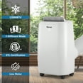 thumbnail image 2 of Costway Climatiseur Portable 12 000 BTU Refroidisseur d'Air Multifonction avec Télécommande, 2 of 9
