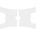 thumbnail image 4 of 18"W x 12"H x 2"ID x 3 3/4"C x 1"P Haven Architectural Grade PVC Contemporary Ceiling Medallion, Two Piece, 4 of 11