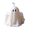 thumbnail image 2 of KITTEHIGM Halloween Ghost Scented Soy Wax Candle White Spooky Decor, Perfect for Party Table Centerpiece Thanksgiving Fall, 2 of 6
