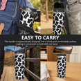 thumbnail image 7 of 30 Oz Tumbler Black and White Cow Print Tumbler with Lid and Straw, Birthday Gift Cup for Friend Women Men Coffee Travel Mug Thanksgiving Day Halloween Christmas Gift Water Bottle, 7 of 7