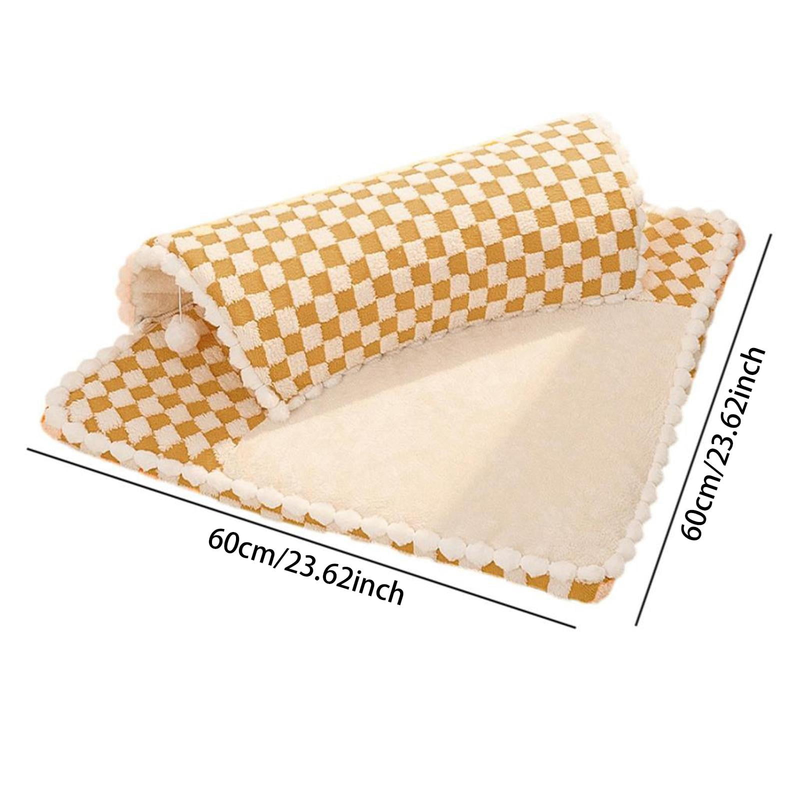 Bvdfgk Cat Tunnel Bed for Indoor Cats Interactive Toy with s Kitty Training Brown M