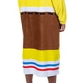 thumbnail image 5 of SpongeBob SquarePants Costume Adult Fleece Oversized Blanket Hoodie Sleeper Pullover Pajama Loungewear, 5 of 7