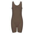 thumbnail image 5 of Girls Shaping Ribbed Yoga Jumpsuit Sleek Sleeveless Workout Onesie for Sculpting and Shapewear, 5 of 5