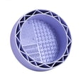 thumbnail image 2 of Brush Holder & Bowl Cleaning Tool, Purple, 1 Piece - Makeup Brush Cleaner Mat with Drying Rack Silicone Makeup Brush Cleaning Mat Scrubber Bowl Make up Brush Cleaner Pad for Cosmet Makeup Organizers, 2 of 7