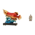 thumbnail image 1 of Escultura de resina de la familia Arowana Prosperity, adorno de mesa, figura clásica cristiana católica para la entrada, sala de estar, oficina, coche, 1 of 8