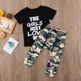 thumbnail image 2 of Douhoow Toddler Boys Black Short Sleeve T-shirt Camouflage Pants Kids Summer Outfits Set 1-6Y, 2 of 9