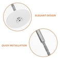 thumbnail image 3 of ETHZZLE 1Set Home Door Lock Hole Cover Plate in White Stainless Steel with Quick Tool-Free Installation, 3 of 8