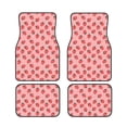 thumbnail image 2 of Uemuo Car Floor Mats - Strawberries Pattern Carpet Floor Mats for Cars, Auto Accessories Front & Rear Car Floor Foot Mat Sets of 4 Pieces, 2 of 6