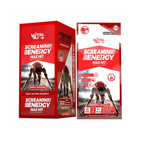 Scream energy max hit drink coffee mocha 12ct