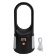 thumbnail image 1 of USB Desk Fan 6 Speeds Wind Quiet Portable Bladeless Cooling Fan with Power Display for Home Bedroom Office Black, 1 of 4