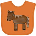 thumbnail image 3 of Inktastic Horse Boys or Girls Baby Bib, 3 of 4