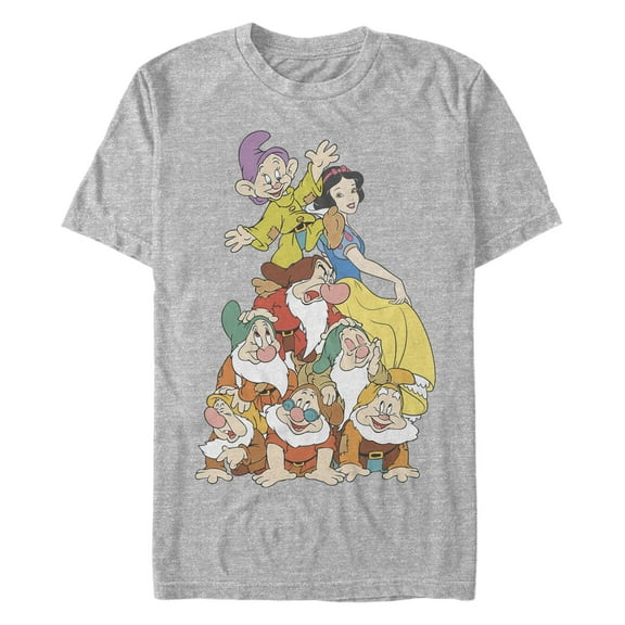 Disney Snow White And The Seven Dwarfs Squad Men's T-Shirt (Large)