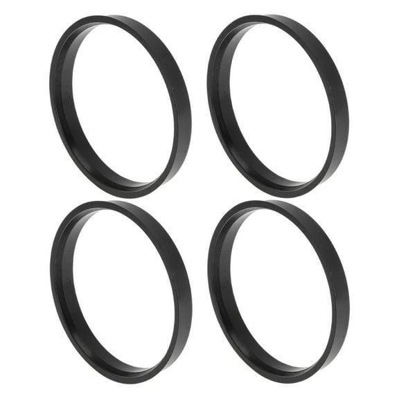 76.1mm to 70.1mm Car Wheel Hub Centric Rings Black Polycarbonate Wheels Center Shaft Shock Absorbing Hubrings 4 Pcs