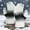 White, variant on Women's Winter Touchscreen Gloves with Knitted Wool and Velvet Lining for Five-Finger Warmth and Comfort