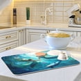 thumbnail image 6 of Dish Drying Mat Kitchen Pad Large Counter Absorbent Dish Mats Drainer Beautiful Mermaids, 6 of 8