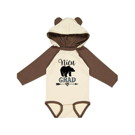 

Inktastic NICU Grad Boys Native Arrow Bear Gift Baby Boy Long Sleeve Bodysuit
