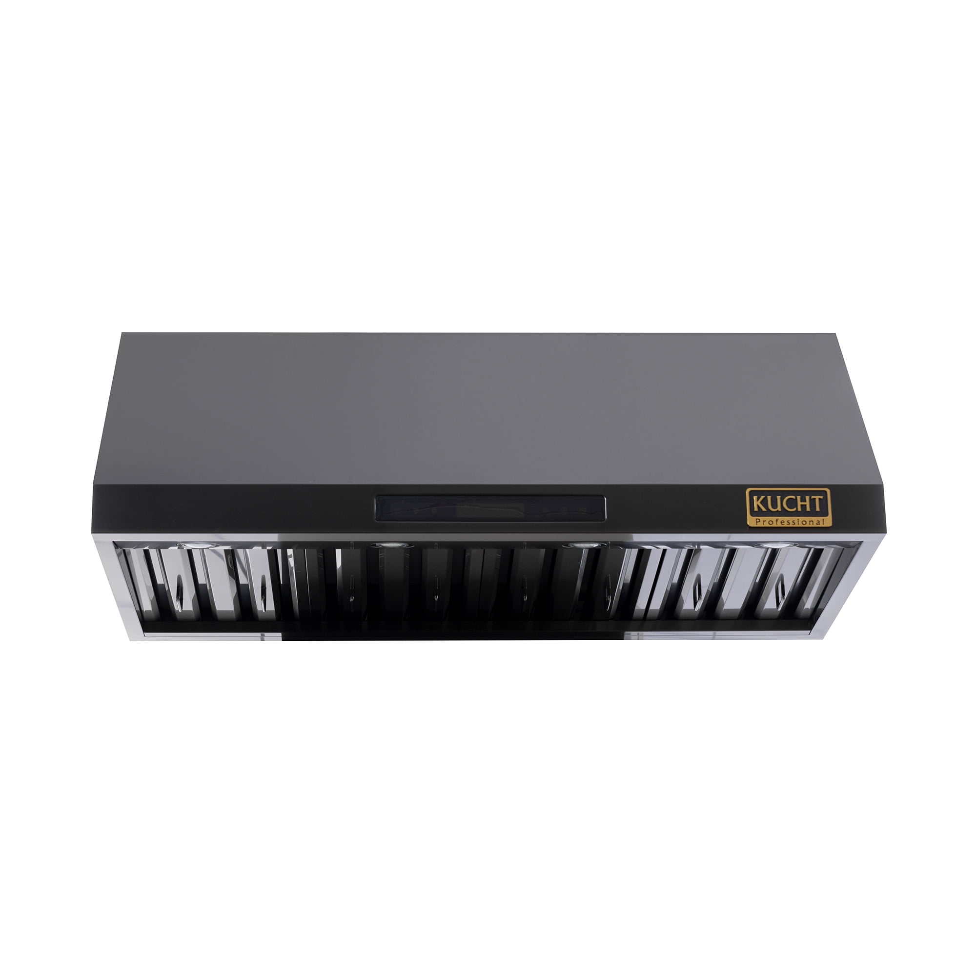Gemstone 48 in. 6.7 Natural Gas Range in Titanium SS + Under Cabinet Range Hood