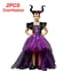 thumbnail image 3 of Disfraz de maléfica para Halloween para niñas, vestido de tutú negro de bautizo, Cosplay de demonio, Reina, bruja, ropa de fiesta de Carnaval, 3 of 5