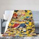thumbnail image 2 of Manta de Minions, manta de felpa grande súper suave y esponjosa para niños, niñas y adultos jóvenes, manta de franela cálida y acogedora para sala de estar, sofá cama para todas las estaciones, 40 x, 2 of 8