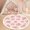 Color 4, variant on Washable Non Slip 3ft Round Rug, Vintage Floral Pink Roses Bows Soft Pastel Circle Area Rugs with Tassels Carpet for Nursery Bedroom Living Room Playroom Tent rug Tent Castle