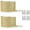 Gold, variant on Quick Lacing Stretchable Secure Metal Not Tie Glittering Metallic Shoelaces For Athletic Footwear