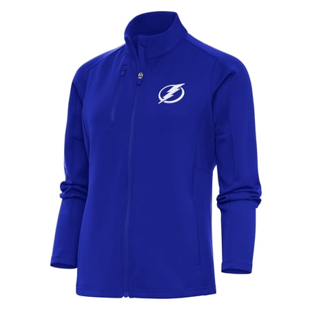 Women s Antigua Royal Tampa Bay Lightning Team Logo Generation Full-Zip Jacket