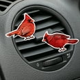 thumbnail image 5 of WIRESTER Car Air Freshener Fragrance Vent Clip Interior Decoration for Cars with Lemon Scented Pad - Animal Red Cardinal Bird (S2), 5 of 7