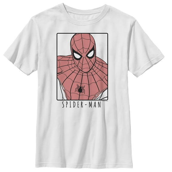 Boy's Marvel Spider-Man: Far From Home Sleek Frame Graphic Tee White Small