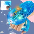 thumbnail image 4 of Kids Bubble Maker Lighting Leakproof Funny Bubble Machine Bubble Making Toy, 4 of 10