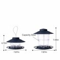 thumbnail image 3 of Outdoor Hanging Birds Feeder Rotating Cover Design High Capacity Birds Food Storage Tool for Garden Courtyard New, 3 of 7