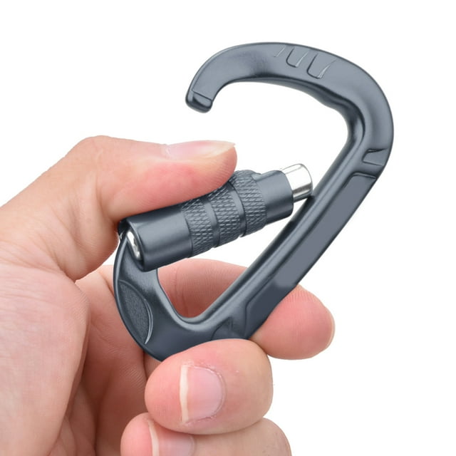 D Ring Buckle,1 pcs 7075 Aerospace Swing Buckle D Carabiner High-End Performance