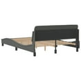 thumbnail image 5 of vidaXL Bed Frame with Headboard Platform Mattress Foundation Bedroom Fabric, 5 of 7