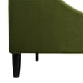 thumbnail image 3 of Aspen Vertical Tufted Headboard Platform Bed Set King Olive Green Velvet, 3 of 16