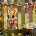 thumbnail image 4 of Cheapark Easter Acrylic Bunny Hanging Ornament for Door Window Garden Holiday Decorations Spring Party Props and Decor, 4 of 8