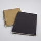 thumbnail image 5 of BRIGHTFUFU Vintage Kraft Paper Spiral Sketchbook Journal Planner Diario Cuaderno para estudiantes Escritura de oficina Dibujo (Cubierta de Kraft), 5 of 5