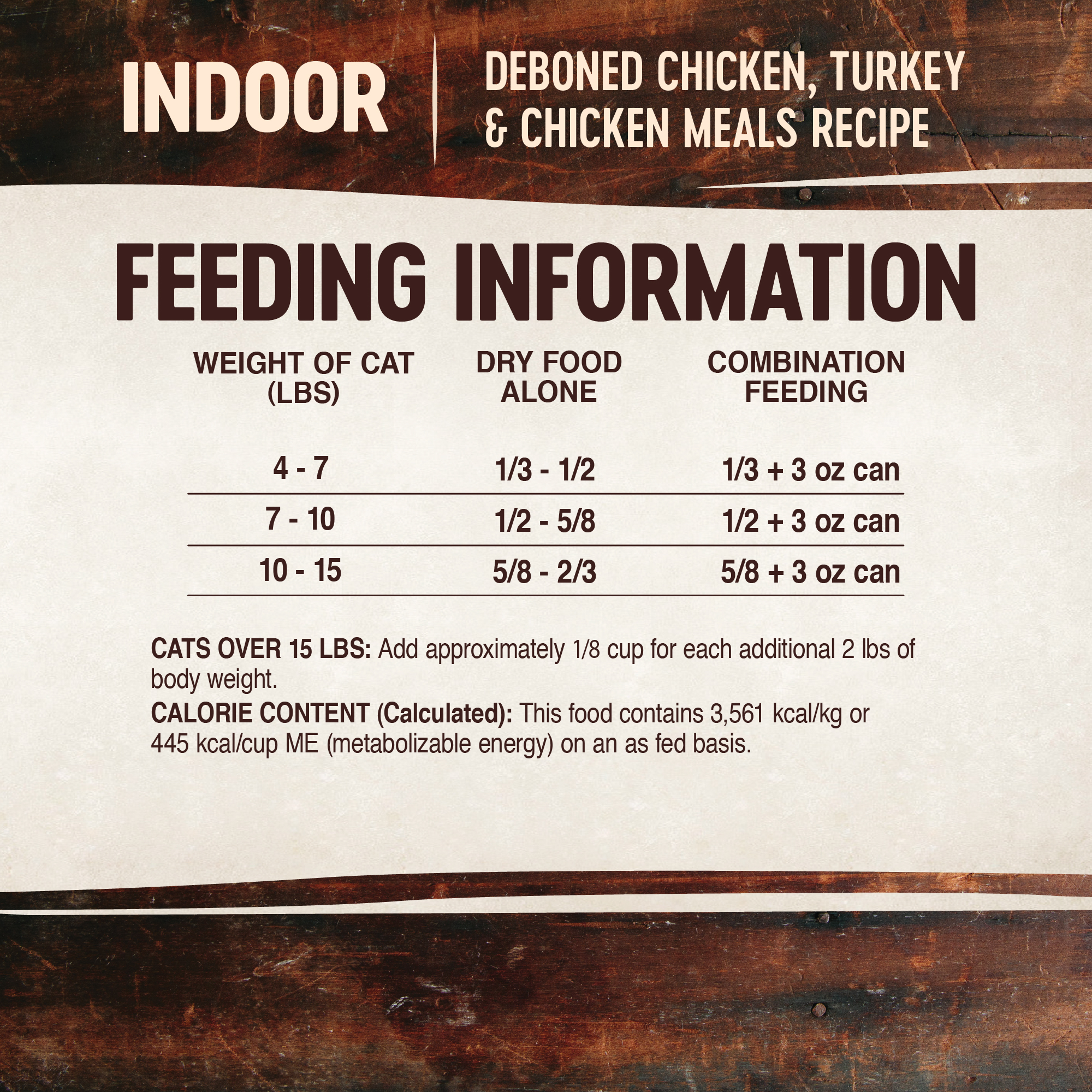 Wellness CORE Grain-Free Chicken, Turkey & Chicken Meal Indoor Recipe Dry Cat Food, 11 Pound Bag - image 5 of 8