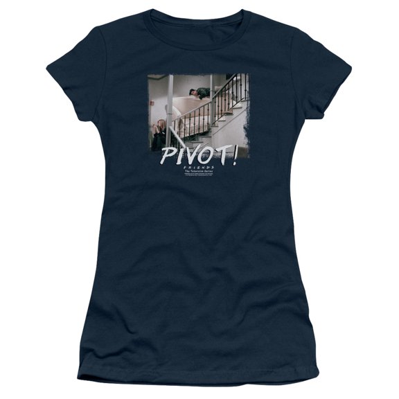 Friends Pivot S/S Junior Women's T-Shirt Sheer Navy