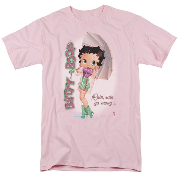 Betty Boop Rain Rain Go Away Officially Licensed Adult T-Shirt 2XL