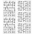 thumbnail image 3 of Rubber  Clear Silicone , Hand-made Decorative Portable 39 Character Lowercase Alphabet For Card Making DIY Scrapbook Scrapbooking Photo Album, 3 of 8