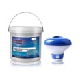 thumbnail image 1 of 220g Swimming Pool Cleaning Floating Sterilizer Chemical Chlorine Dispenser Automatic Dosing with Tablets Water Disinfection Purifier, 1 of 5