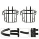 thumbnail image 1 of NUOLUX 2Ud Soporte Para Colgar Macetas De En Hierro Negro Para Exterior, 1 of 8