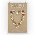 thumbnail image 2 of Malibu, California, Stone Heart on Sand (9x12 Wall Art Print, Home Decor), 2 of 3