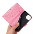 thumbnail image 5 of TECH CIRCLE for Apple iPhone 16 Plus Case 6.7" 2024 - PU Leather Flip Wallet Phone Case with Credit Card Holder Slots & Stand Function, Lightweight Slim Thin Cute Butterfly Cover with Lanyard, Pink, 5 of 7